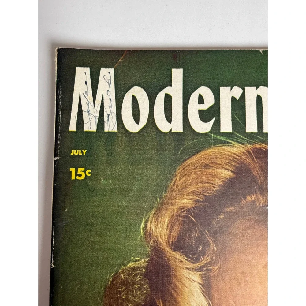 Vintage Modern Screen Magazine July June Allyson Cover Dell Publishing Hollywood